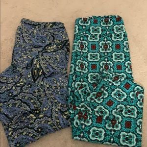 Two pairs TC Lularoe leggings